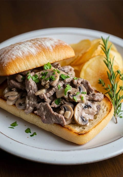 Beef Strogonof Sandwich Workshop