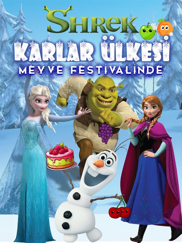 Shrek Karlar Ülkesi Meyve Festivalinde