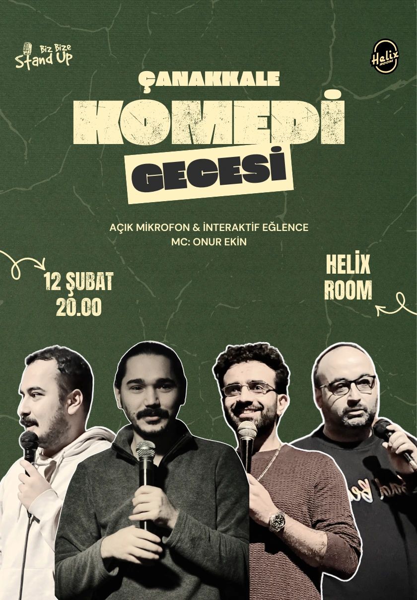 Çanakkale Komedi Gecesi & Açık Mikrofon