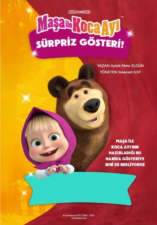 Maşa İle Koca Ayı Sürpriz Gösteri