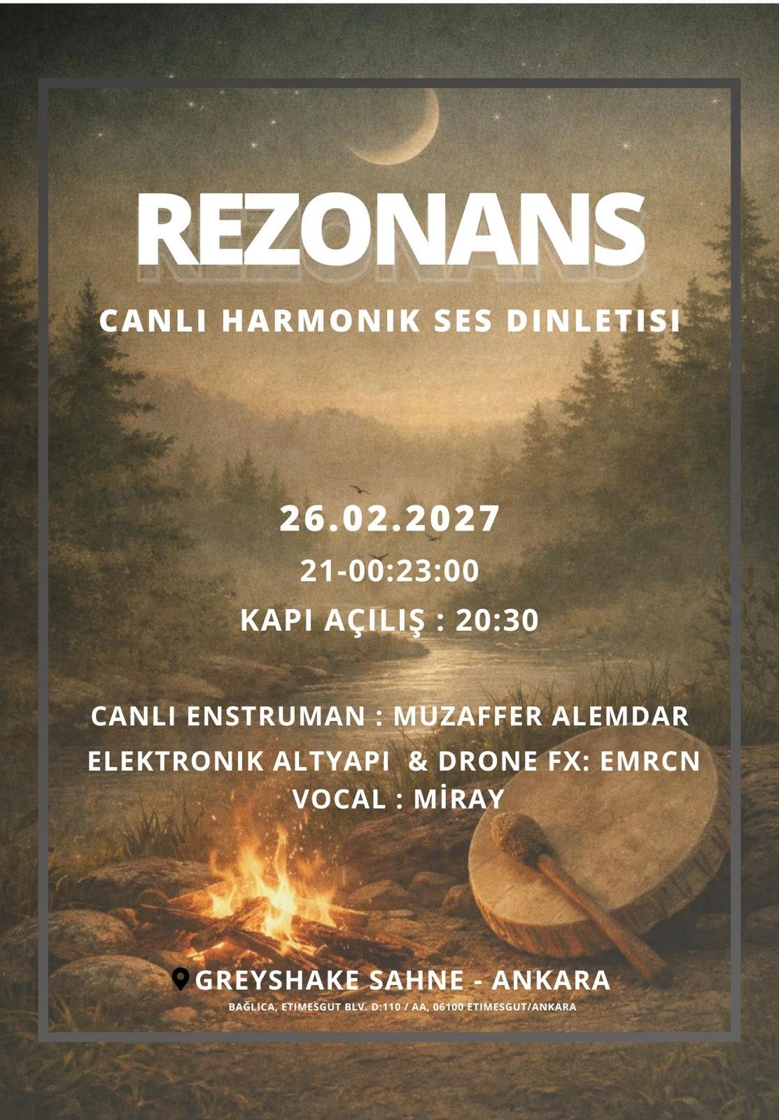 Canlı Harmonik Ses Dinletisi Konseri