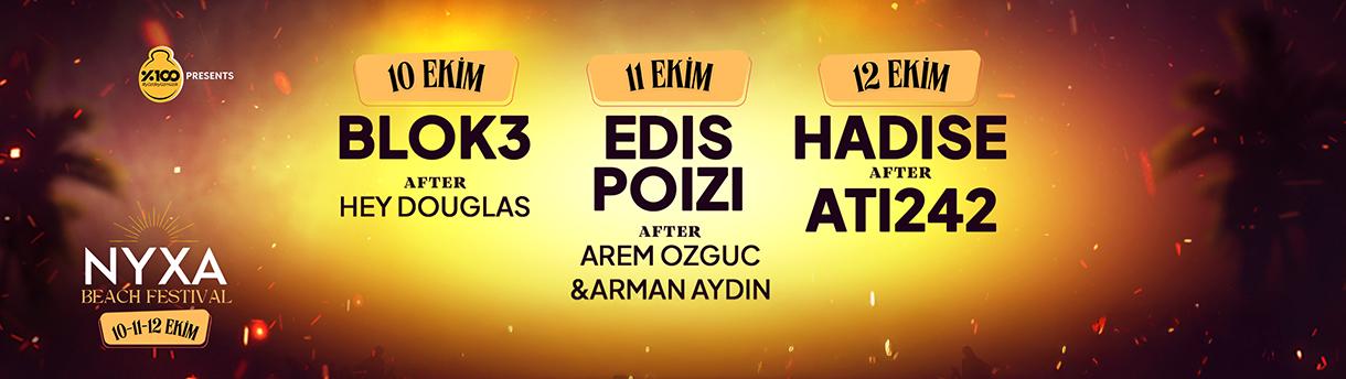 NYXA Beach Festival Kombine 3 Günlük