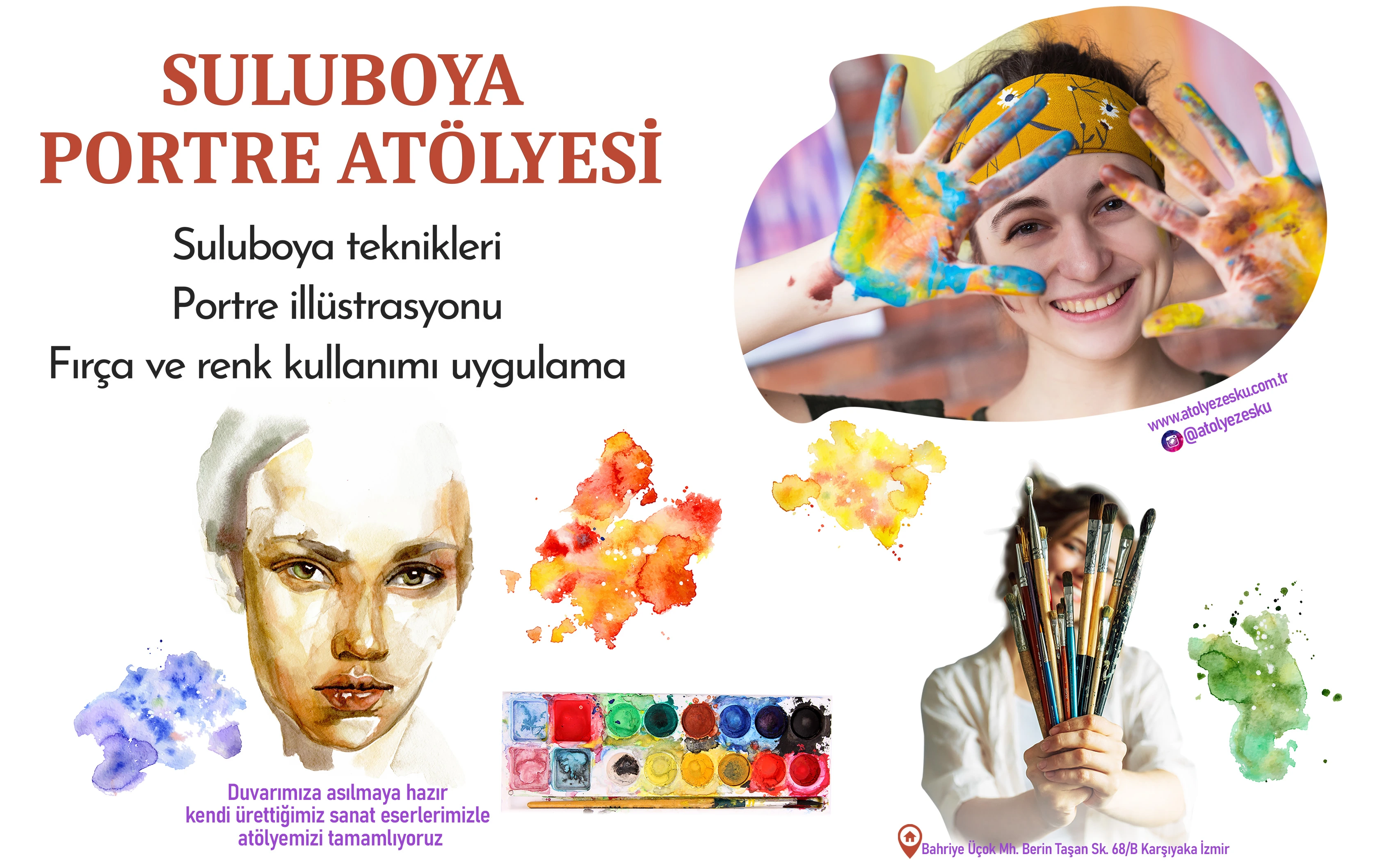 Atölye Zesku Workshop's Yetişkin & Çocuk Resim Atölyesi Tasarım ve Çeşitli Sanatsal Etkinlikler İzmir Karşıyaka