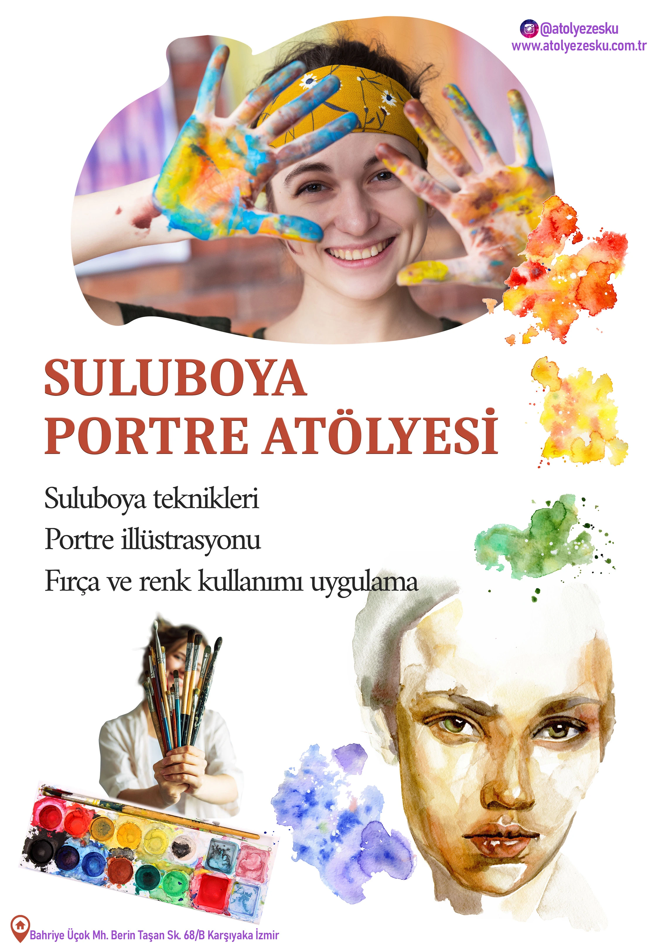 Atölye Zesku Workshop's Yetişkin & Çocuk Resim Atölyesi Tasarım ve Çeşitli Sanatsal Etkinlikler İzmir Karşıyaka