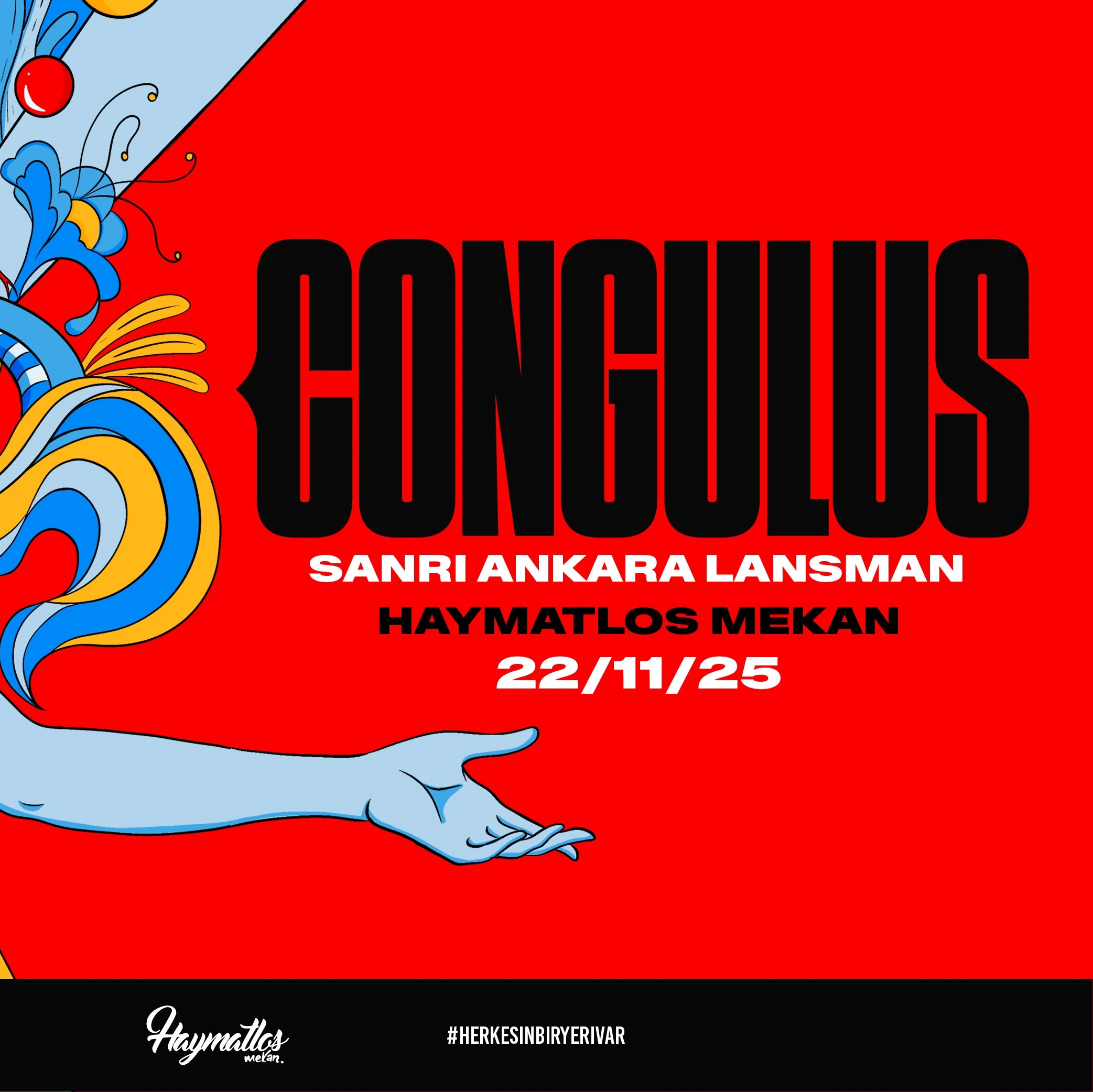 Congulus, ‘’Sanrı’’ Ankara Lansmanı