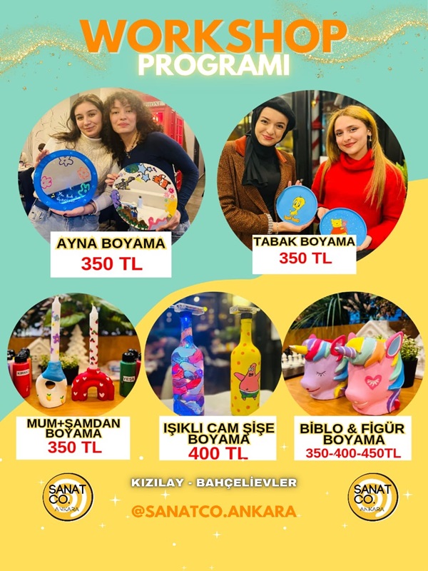 Workshop: Etkinlik Takvimi