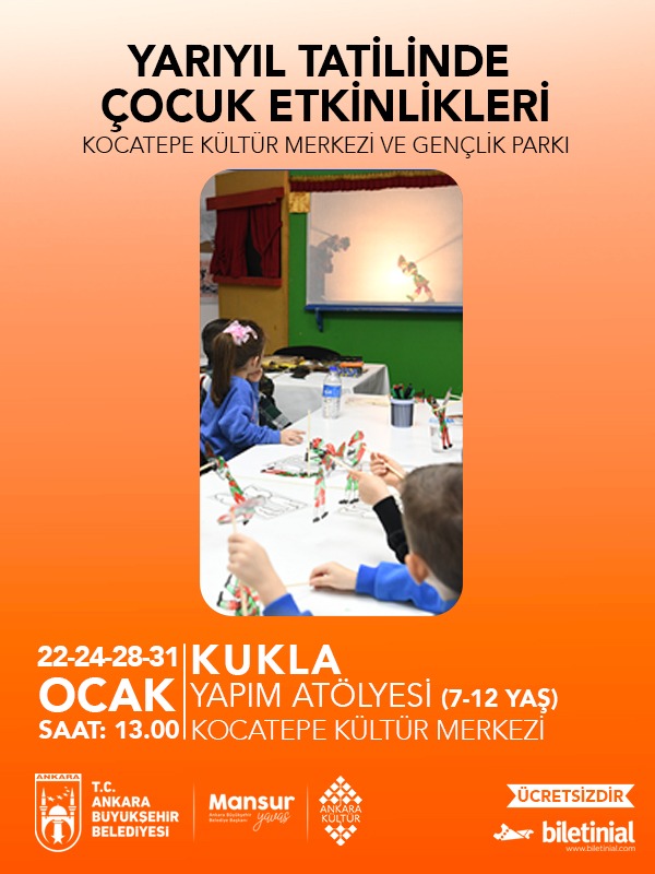 Kukla Yapım Atölyesi (7–12 Yaş