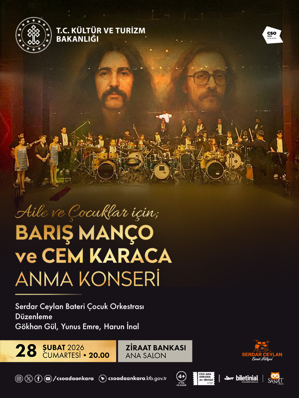Aile ve Çocuklar İçin Barış Manço ve Cem Karaca Anma Konseri