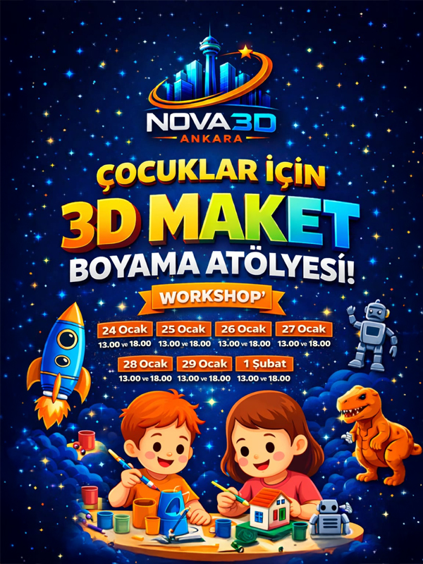 3D Maket Boyama Atölyesi