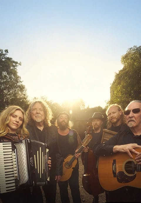 ROBERT PLANT with SAVING GRACE and SUZI DIAN