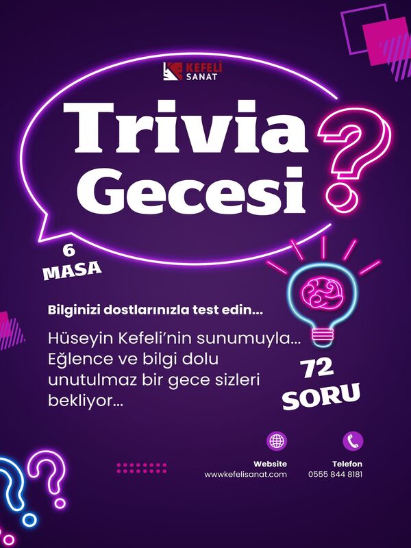 Trivia Quiz Gecesi