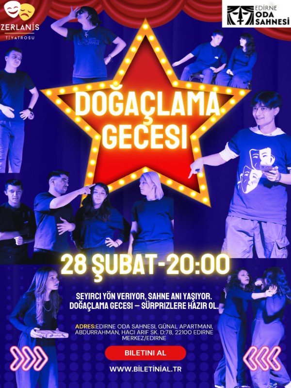 Doğaçlama Gecesi Zerlanis Tiyatrosu