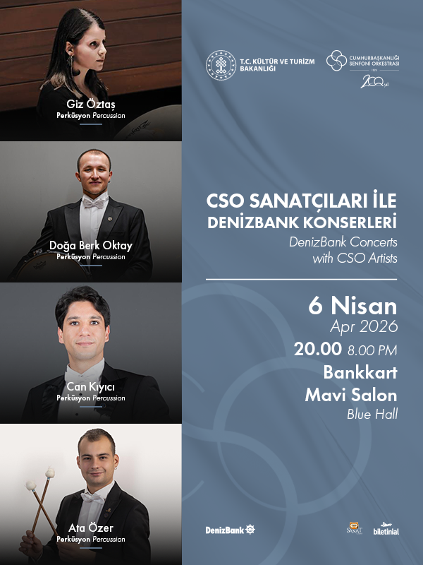 CSO Sanatçıları ile DenizBank Konserleri 06 Nisan