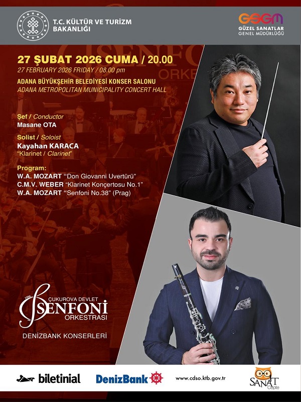 Çukurova Devlet Senfoni Orkestrası 27 Şubat Konseri