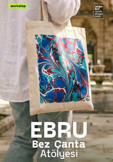 İstanbul Workshops Ebru ile Bez Çanta Tasarım Atölyesi