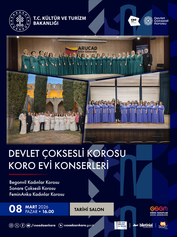 Devlet Çoksesli Korosu Koro Evi Konserleri