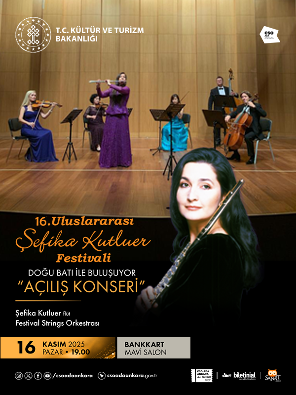 16.Uluslararası Şefika Kutluer Festivali Doğu Batı İle Buluşuyor – Açılış Konseri