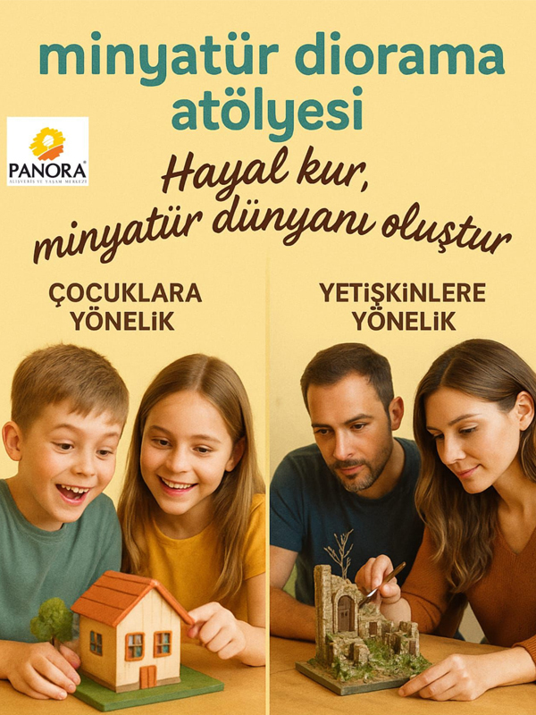 Minik Ellerle Büyük Hikâyeler: Diorama Atölyesi Eğitimi