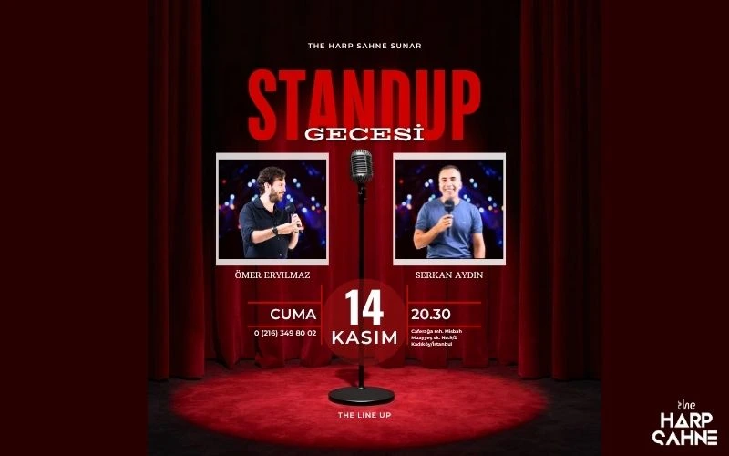 Harp Sahne 2’li Stand Up Gecesi