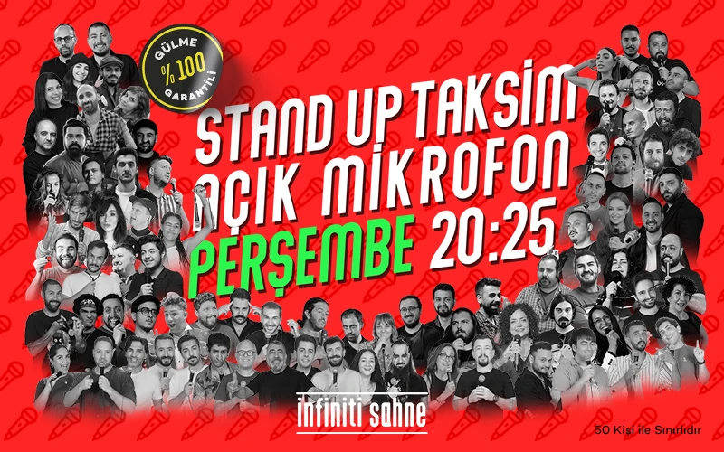 Stand Up Taksim Gecesi & Açık Mikrofon Perşembe