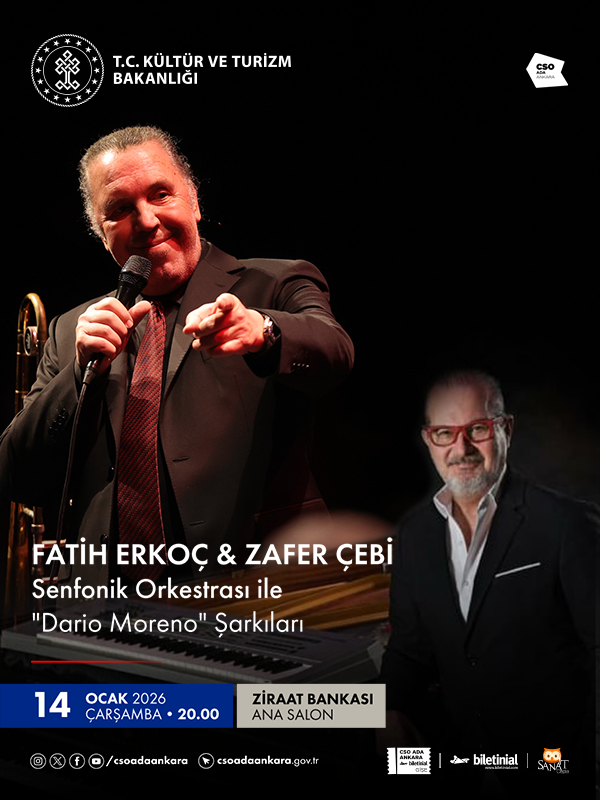 Fatih Erkoç & Zafer Çebi Senfonik Orkestrası ile "Dario Moreno" Şarkıları
