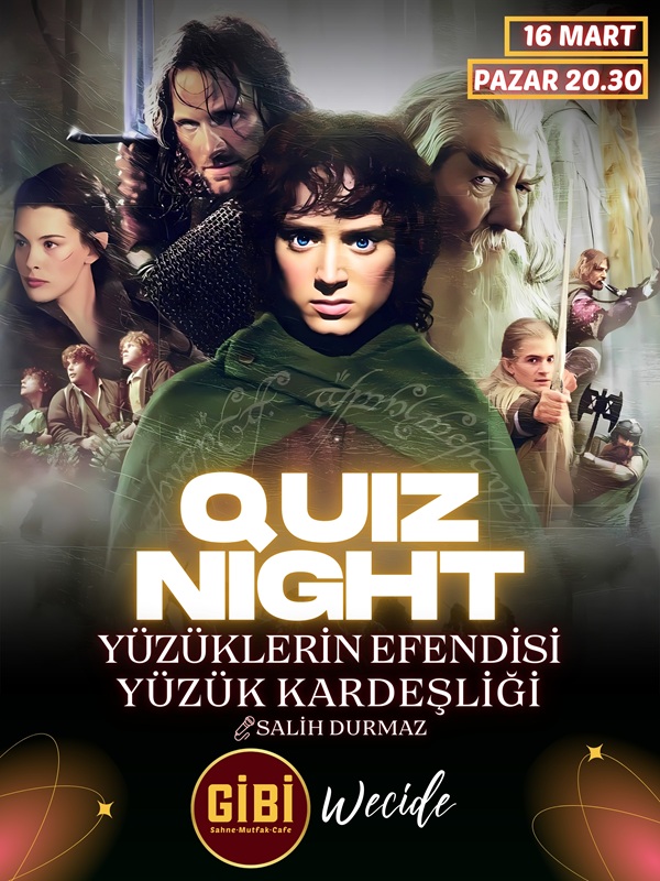 Quiz Night: Yüzüklerin Efendisi