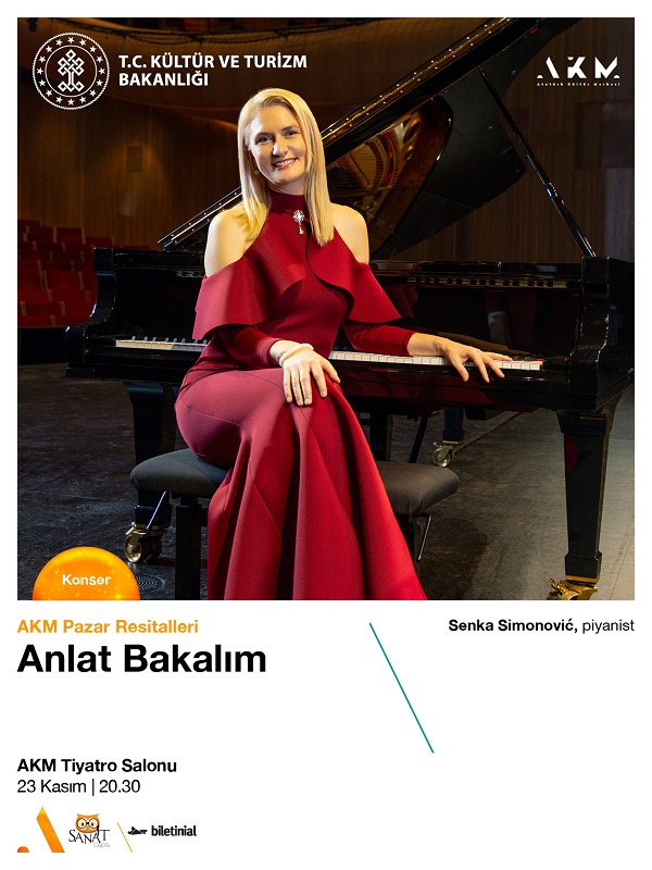 AKM Pazar Resitalleri Senka Simonović