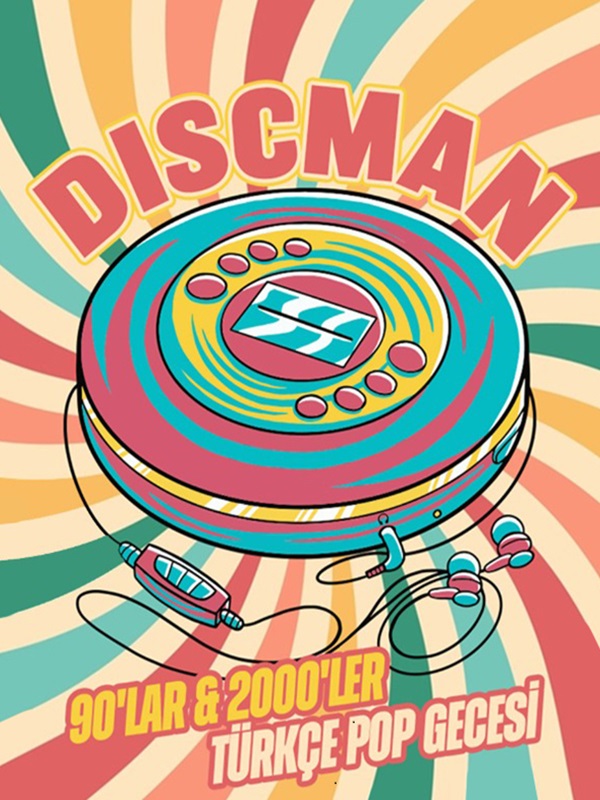 Discman 90’lar & 2000’ler Türkçe Pop Gecesi