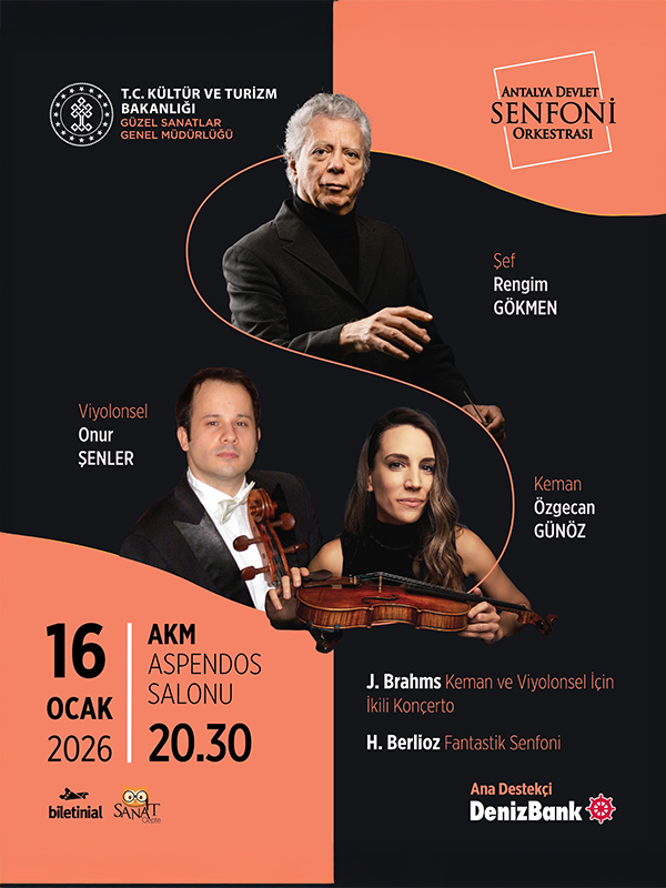 Antalya Devlet Senfoni Orkestrası & DenizBank Konserleri 16 Ocak