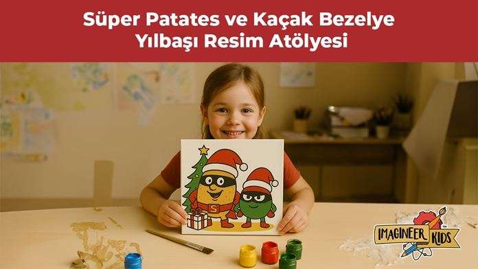 Süper Patates ve Kaçak Bezelye Yılbaşı Resim Atölyesi