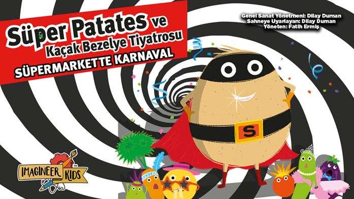 Süper Patates ve Kaçak Bezelye Süpermarkette Karnaval